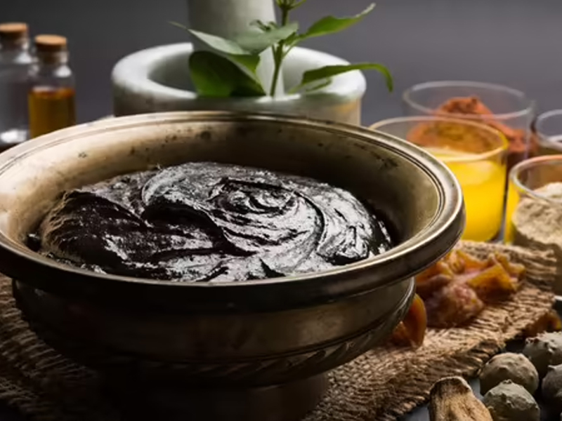 Immunity-boosting Ayurvedic jam enriched with herbs and natural ingredients.
